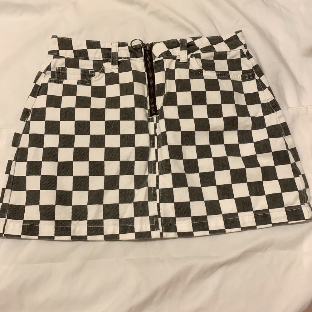 UO Checkerboard Skirt